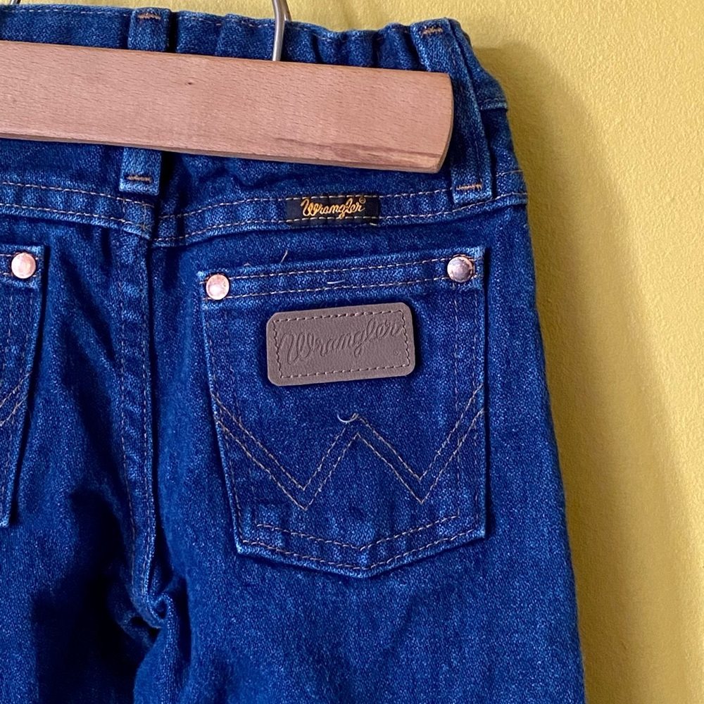 Kid’s Wrangler Dark Denim Jeans Western Boy’s Girl’s size 4